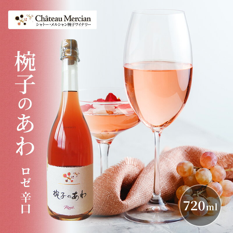 【ふるさと納税】ワイン スパークリングワイン 750ml 椀子のあわ ロゼ 辛口 シャトーメルシャン椀子ワイナリー お酒 長野県上田市 信州 長野 ギフト 贈り物