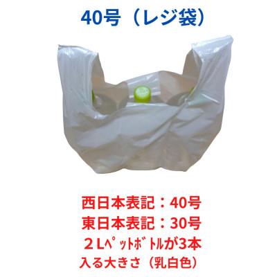 ふるさと納税 高石市 レジ袋箱タイプ乳白 西日本40号 東日本30号 600枚(300枚×2小箱) |  | 02