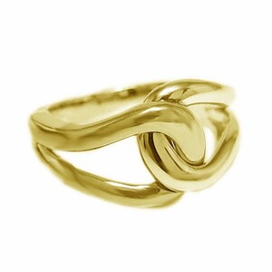 K18イエローゴールド「総無垢仕上げ」地金チェーンリング【 33666-2】