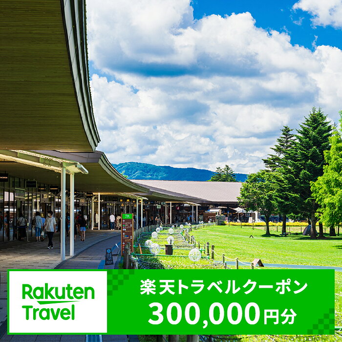 【ふるさと納税】ふるさと納税 長野県軽井沢町の対象施設で使える 楽天トラベルクーポン 寄付額1,000,000円（クーポン 300,000円分） 長野県 軽井沢町 宿泊 宿泊券 ホテル 旅館 旅行 旅行券 観光 トラベル チケット 旅 宿 券