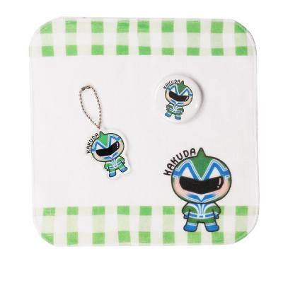 ふるさと納税 角田市 オリジナルカクーダQ3種セットタオルハンカチ缶バッチアクリルキーホルダー |  | 02