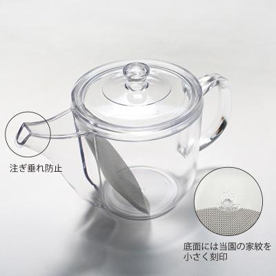 ふるさと納税 境町 割れないティーポット / 限定ロゴ入り【クリア】 |  | 01