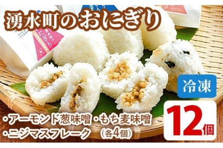 湧水町のおにぎり 12個セット(3種) おむすび 冷凍 個包装【福永商店】_y263