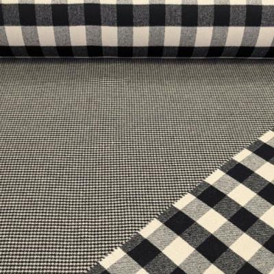 ふるさと納税 羽島市 白黒リバー(生地)120cm×3m |  | 03