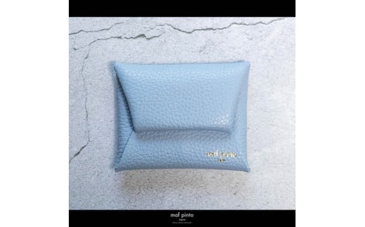 maf pinto (マフ ピント) ミニ財布 コンパクト ウォレット 小型 小銭入れ カードケース レザー 本革 53ライトブルー