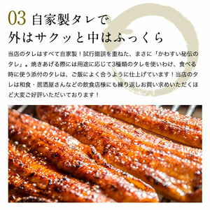 【うなぎ】〈うなぎ屋かわすい〉愛媛県松山市養殖うなぎを使用！うなぎ蒲焼 1本 (1尾：150～169g) 【KWS00601】