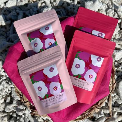 ふるさと納税 座間味村 座間味村産ハイビスカス&amp;ハイビスカスブレンド 飲み比べセット 各種2袋(1袋あたり:2g×5包)