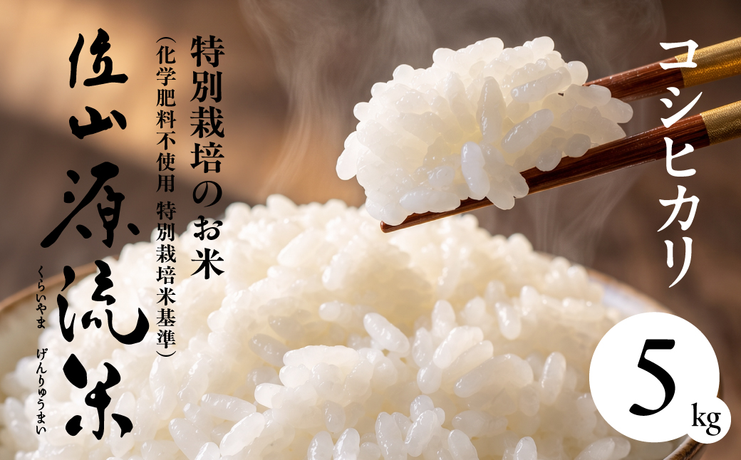 2026年産（令和8年） 位山源流米 コシヒカリ5kg  | 新米 米 ごはん 農家 コシヒカリ おいしい 飛騨高山 ファームやまじん TD001
