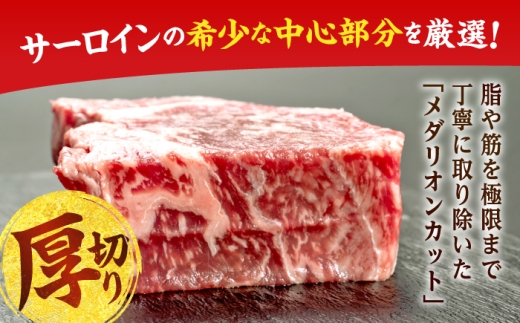 【令和8年熊本地震復興支援】 熊本 あか牛 ステーキ 食べ比べ セット ヒレ（1～2枚）メダリオンサーロイン（2枚） 計約700g  / 赤牛 ひれ ひれすてーき さーろいん すてーき ステーキ メダ