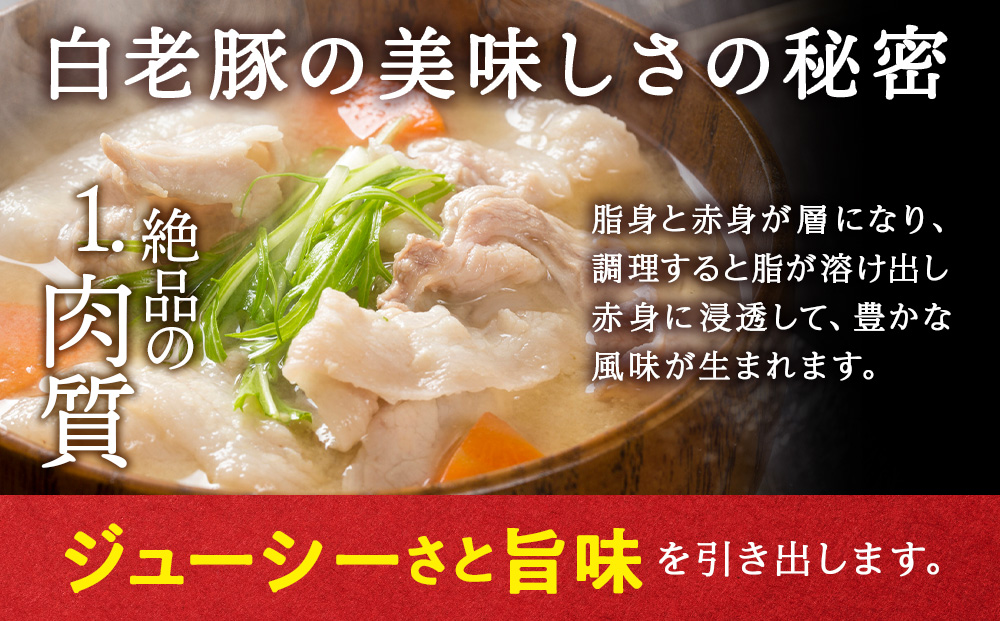 北海道産 白老豚 モモ ウデ こま切れ 5kg 豚肉 冷凍 国産 スライス 切り落とし 小間切れ こまぎれ 細切れ BV019_イメージ2