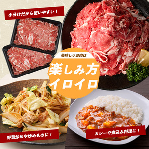 牛肉 鹿児島県産 黒毛和牛 切り落とし 900g 牛肉 IB112-001