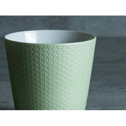 【日常に和の優雅さを】有田焼 mint. 麻の葉 カップ 2個セット （ブルー・ グリーン）【金照堂】カップ 蕎麦猪口 ティーカップ コップ 食器 和食器 磁器 有田焼 ペアセット A20-568_イ