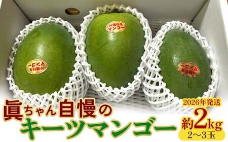 キーツマンゴー 約2kg（2～3玉）完熟マンゴー  幻の果実