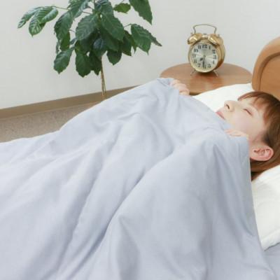 ふるさと納税 泉大津市 あったか　掛布団カバー【リヨセル×モイスケア(R)】　グレー　シングル　150×210cm