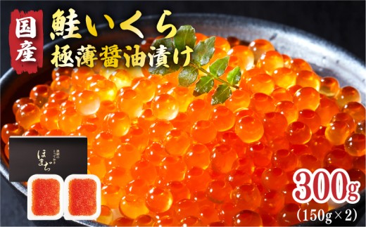 【スピード発送】 国産 特選いくら極薄醤油漬け 300g (150g×2) 冷凍 いくら 海鮮 魚貝類 魚介類 魚卵 鮭 さけ はらこ 秋鮭 イクラ丼 丼物 白米 ご飯 醤油 しょうゆ 岩手県 大船渡市
