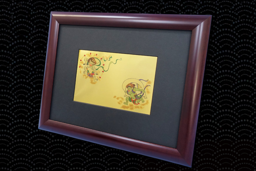 ふるさと納税限定！三田市オリジナル 純金カード 風神雷神[三菱マテリアルトレーディング 兵庫県 三田市 3d28bae300082] 金 純金 カード 5g