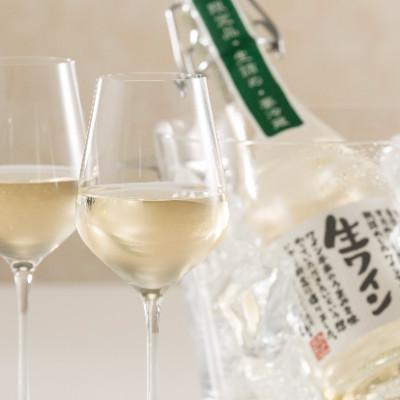 ふるさと納税 山梨県 【ギフト】要冷蔵生ワイン白&ブルーワイン 2本セット |  | 02