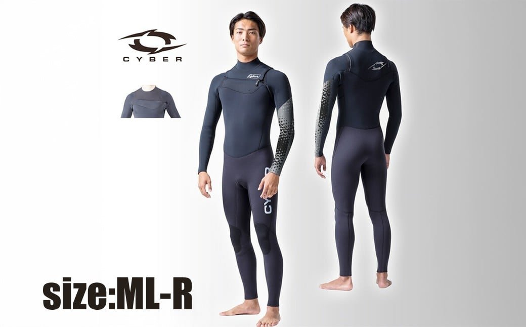 
ウエットスーツ CYBER 3/2mm ZEST-LIMITED フルスーツ FALL/WINTER仕様 ML-Rサイズ
