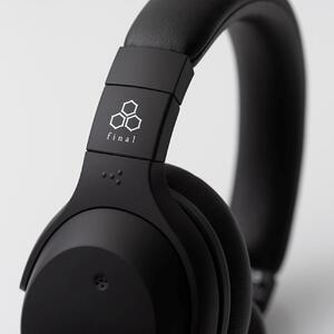 ANCワイヤレスヘッドホンfinal UX2000 BLACK ヘッドホン