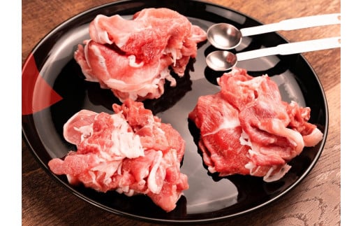 ＜2ヶ月に1回お届け＞伊達黄金豚のジューシーな切り落とし肉 2kg【200g×10パック】三元豚  豚肉 ぶた肉 スライス 小間切れ 小分け 冷凍_イメージ2