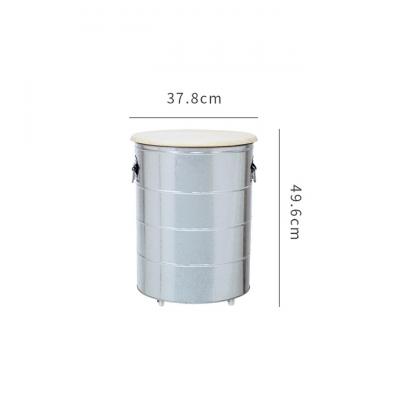 ふるさと納税 姫路市 ひのきとトタンの米びつ・30kgシルバー キャスター付/純国産 インテリア[53650744] |  | 01