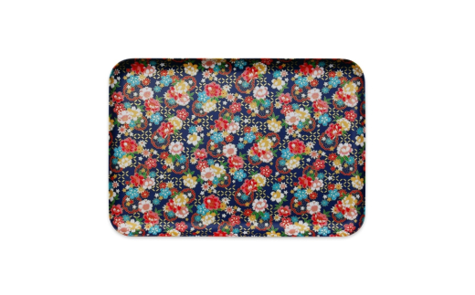 タツクラフト 友禅和紙トレー L 39cm 2枚セット 桜 牡丹文 【Tk329】【ttcf138】