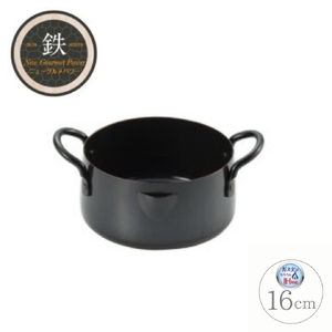 NEWグルメパワー 共柄天ぷら鍋16cm ＜ガス火OK IH対応＞鍋 | 鍋 新潟県 弥彦村