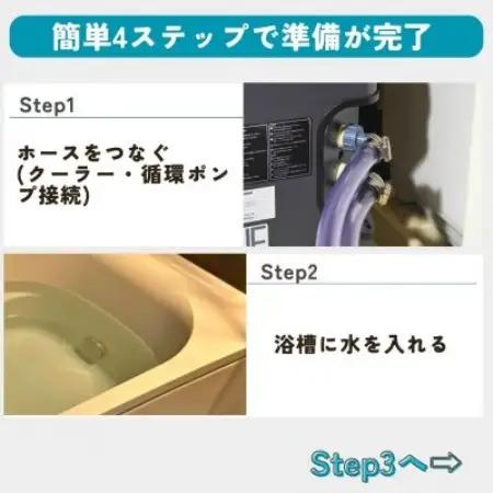 おうちでかんたん水風呂セット　ZTK2000仕様【1731016】