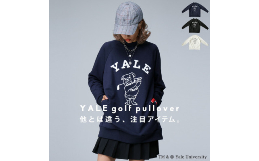 ＜ANTIQUA/アンティカ＞別注YALEGOLF 裏毛プルオーバー(ZGL-00002-20-F)_ 洋服 プルオーバー ANTIQUA GOLF YALEGOLF アンティカ ゴルフウェア ゴルフ 人気 送料無料 贈答 ギフト シンプル 裏起毛 ストレッチ素材 綿 ユニセックス スポーツウェア 【1595230】