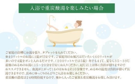 【炭酸泉入浴剤】薬用長湯ホットタブ classic 90錠×6袋セット