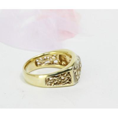 ふるさと納税 桜川市 万葉桜より「透桜(すかしさくら)」リング 地金バージョン 19号 |  | 03