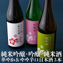 【ふるさと納税】【創業230年 辛口&中口 720ml 3本】 純米吟醸 吟醸 純米酒 華やか&やや辛口 日本酒 3本 (各720ml) セット 酒袋を使って丁寧に作られた酒 女性にも人気 日本酒 宅飲み 中口 辛口 酒 地酒 清酒 長崎 九州 のし お中元 御中元 お歳暮 御歳暮 送料無料