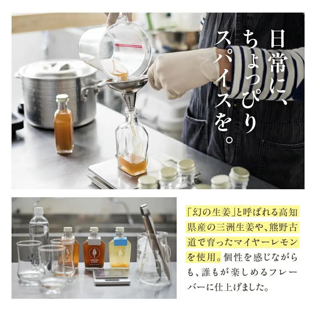 クラフトジンジャーシロップ レモン 飲料