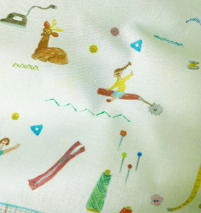 『fun fun sewing』 オリジナル 手芸 雑貨 ブランド「ならの森」 foo stitch 8-059