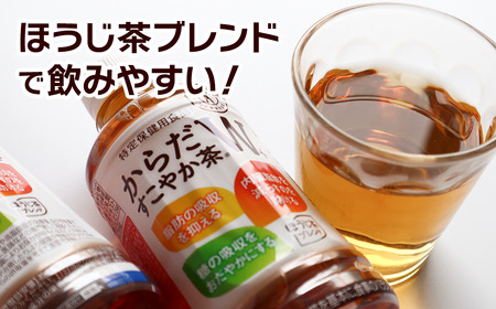 【3回定期便】 からだすこやか茶W+ 350mlPET_24本入り 1ケース｜ トクホ 特定保健用食品