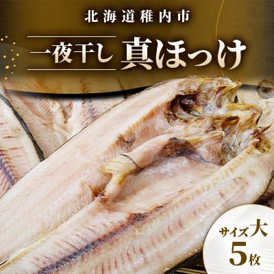 ふるさと納税 稚内市 稚内産一夜干し真ほっけサイズ大5枚