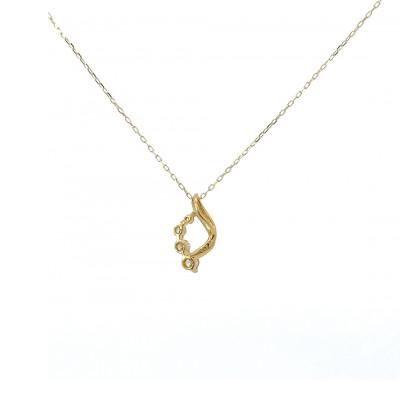ふるさと納税 松山市 K18イエローゴールド 0.1ct ダイヤモンド ペンダントネックレス |  | 02