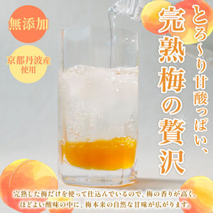 梅ピューレUMEUME 1本 ( 梅ジュース 完熟梅ジュース ピューレ梅ジュース 京都府産梅ジュース )