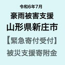 【ふるさと納税】【令和6年7月豪雨被害支援緊急寄附受付】山形県新庄市災害応援寄附金（返礼品はありません）