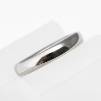 ふるさと納税 弥彦村 純チタン甲丸リング(幅3mm)9号 |  | 02