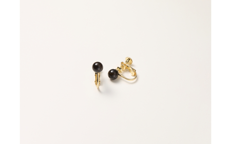 輪島でうまれた うるしのアクセサリーセット【イヤリング&ブレスレット】しっこく（黒） wa110-032