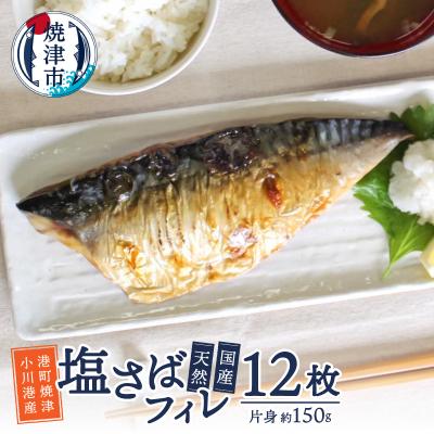ふるさと納税 焼津市 国産 天然 塩さば フィレ 肉厚 個包装(a16-194)