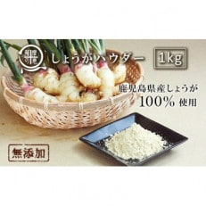 野菜100%パウダー しょうが(鹿児島産)1kg　1264