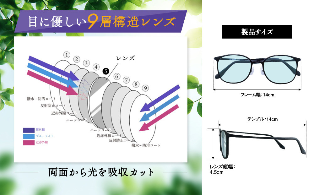 【わかさ生活】サンシャインメガネ（サングラス）＜ブラウンデミ＞｜高機能サングラス 人気 3つの有害光線をカット［ 京都 紫外線 ブルーライト 度なし パソコン PC 人気 おしゃれ おすすめ お取り寄