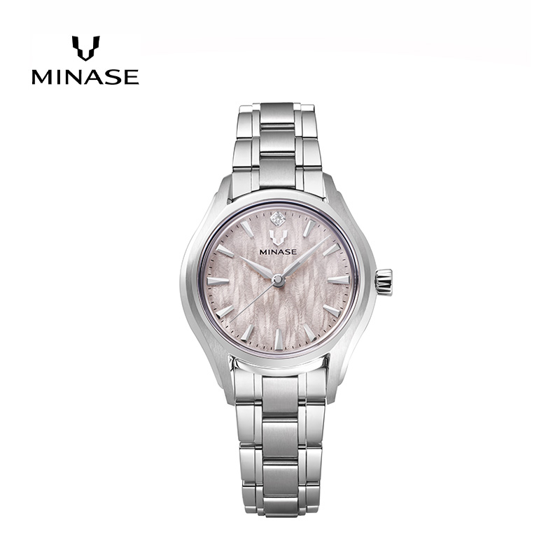 MINASE時計 LunaArch ブレスレットタイプ（UG01-M01NBE-SSB） MINASE 日本製 時計 腕時計 レディース 高額 人気 ランキング【協和精工株式会社】[F11950]