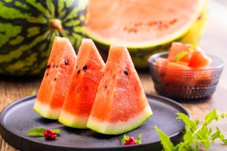 【期間限定】上棚 すいか 2玉 [米吉農園 石川県 志賀町 BA4119] スイカ 西瓜 果物 フルーツ 野菜