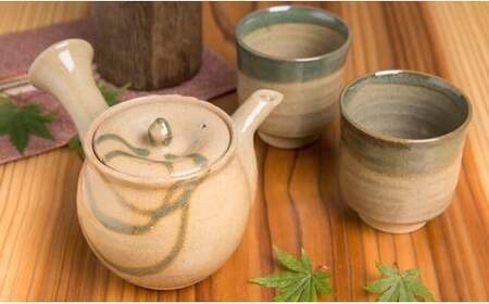 Y245 因久山焼 急須セット