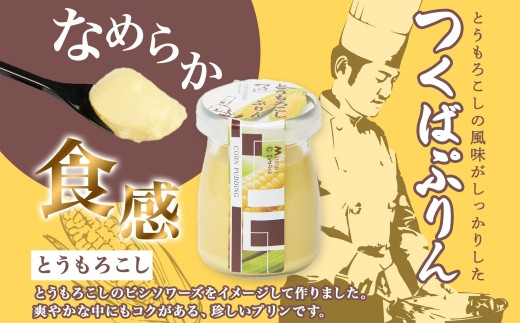 無地熨斗 ゴールドぷりん ＆ とうもろこしぷりん 各3個 計6個 つくばぷりん とうもろこしプリン プリン ぷりん とうもろこし トウモロコシ 牛乳 ミルク 卵 スイーツ 贅沢 洋菓子 おやつ 冷菓 