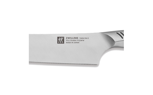 ツヴィリング ツイン フィン2 三徳包丁 14cm（30917-141-0）／日本製　包丁　ナイフ　キッチン用品　調理器具【食洗機対応】