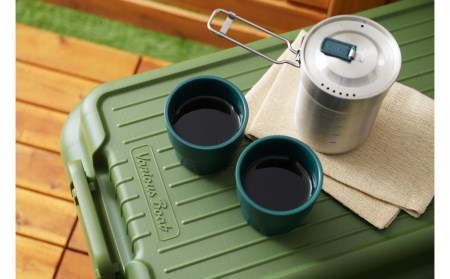 コンテナボックス ベリアスボート S グリーン 蓋つき コンテナボックス 収納コンテナ アウトドア boxコンテナ 屋外収納 収納ケース【010S056】